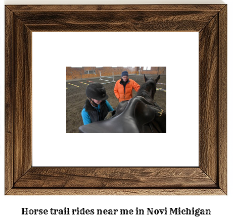 horse trail rides near me in Novi, Michigan